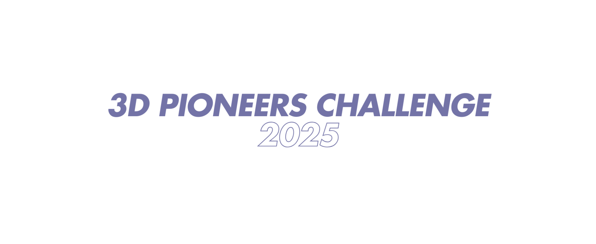 3D Pioneers Challenge 2025