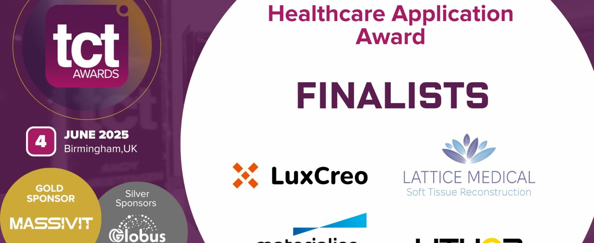 Finalistes des TCT Awards 2025