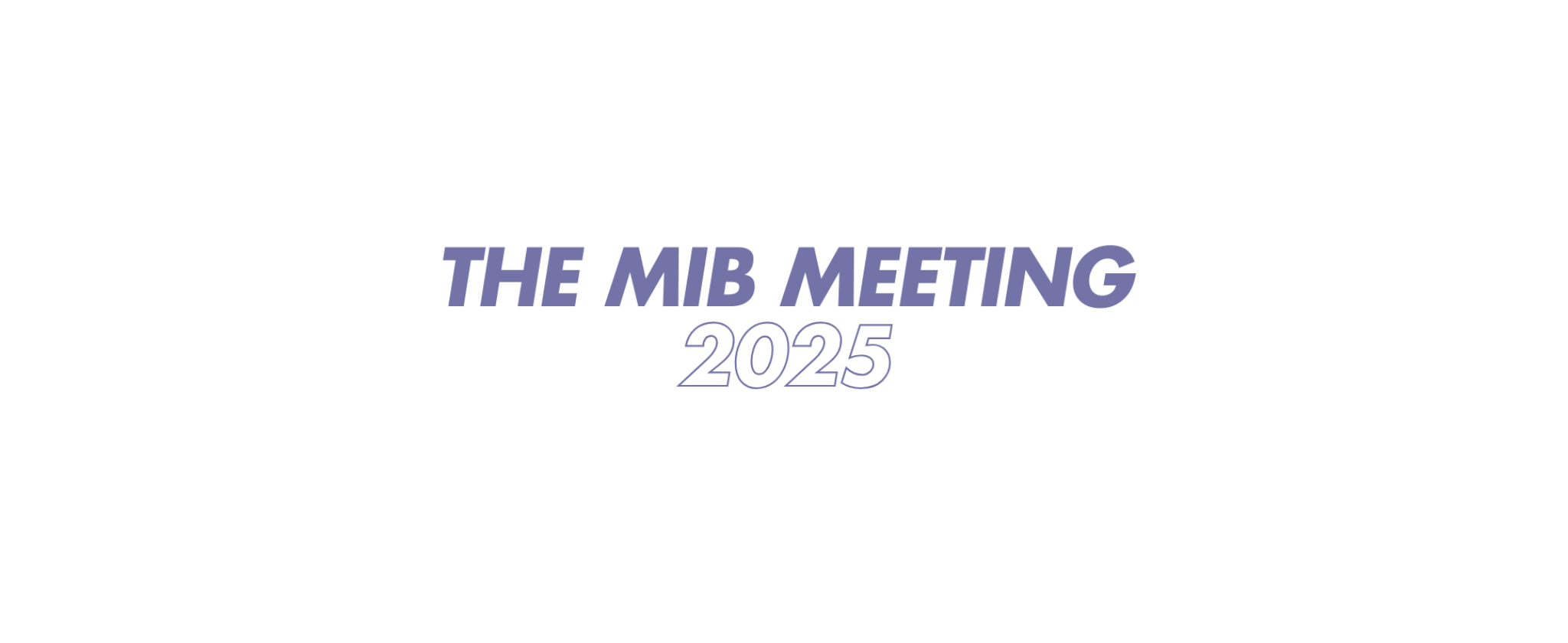 The MIB meeting 2025