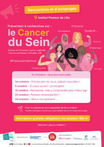 Octobre Rose avec l'Institut Pasteur de Lille