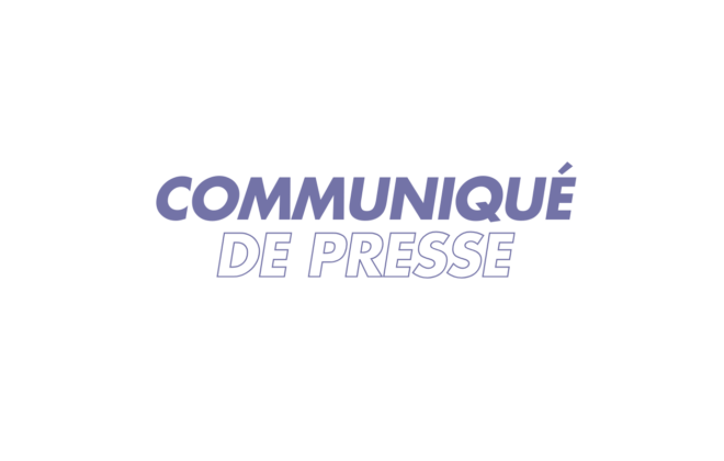 Communiqué de presse